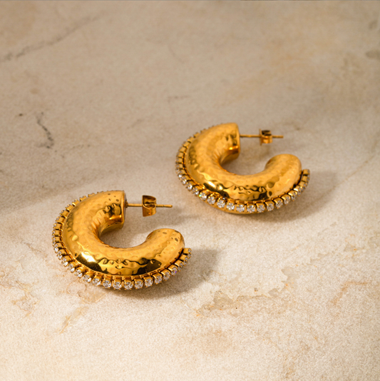 Weaver Hoop Earrings