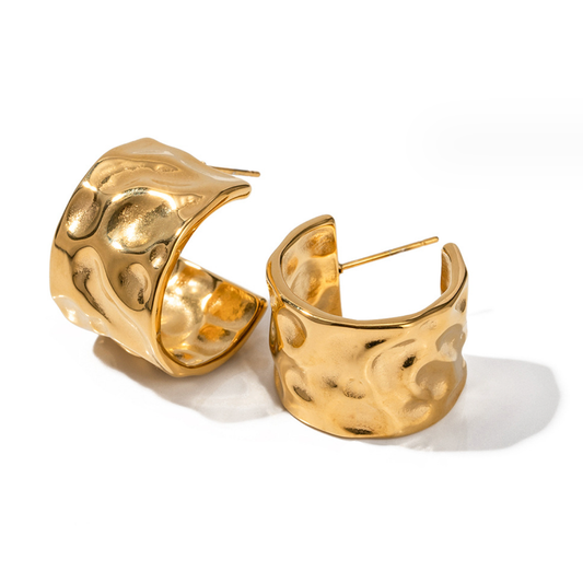 Wide Hoop Earrings