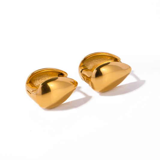 Tapered Hoop Earrings