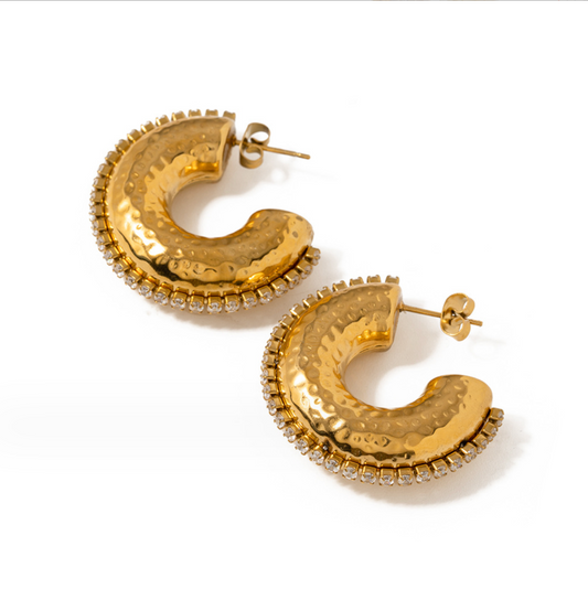 Weaver Hoop Earrings