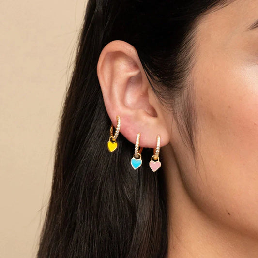 Candy Heart Earrings