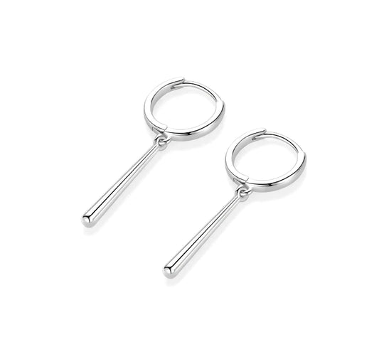Endless  Fine Silver Earrings