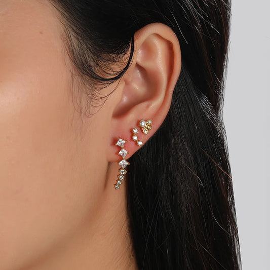 Crystal Bee Stud Earring