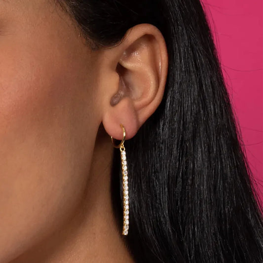 "The Bling” Long Chain Drop Earrings