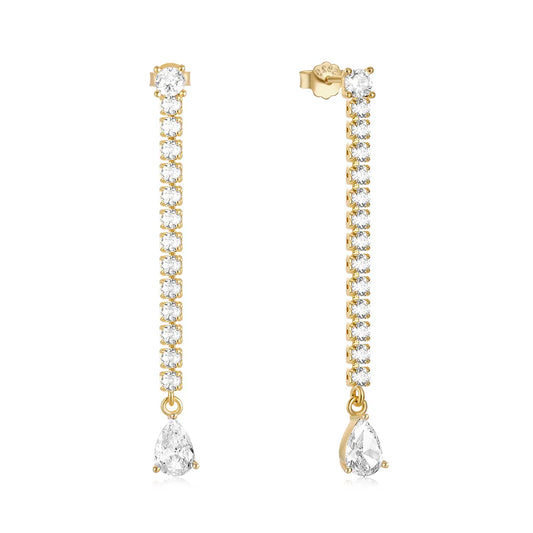 Luxe Diamond Drop Earrings