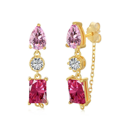 Magic Gemstone Drop Earrings