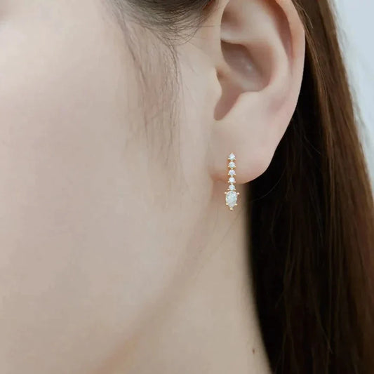 Sexa Diamond Drop Earrings