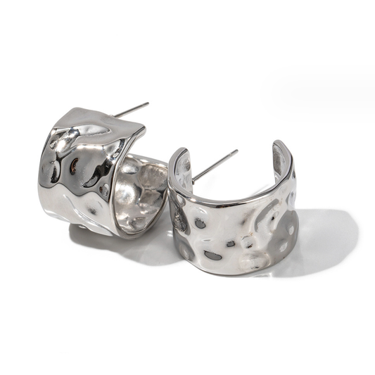 Wide Hoop Earrings
