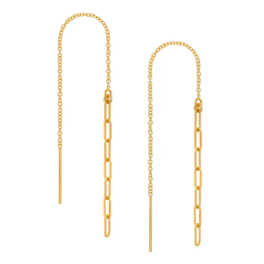 Chain Earrings & Connected Earrings