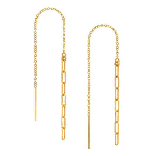 Athen Delicate Chain Ear Threaders