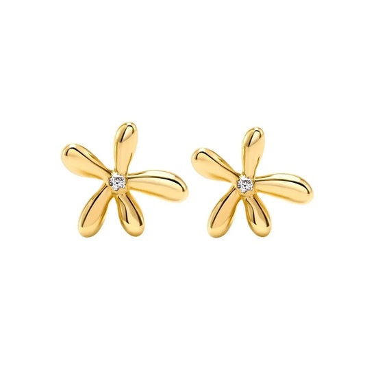 Blooming Flower Stud Earrings